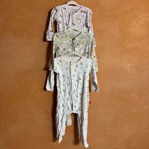 Magnetic Me 6–9 Month Sleeper Bundle Set of 3 Modal and Organic Magnetic Closure